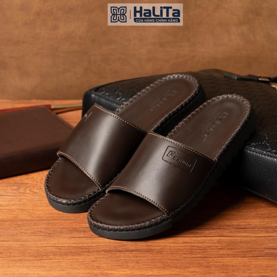  DéP Nam Doctor Fashion, Đế Nhẹ Cao 3cm ,Đế  Cao Su  Khâu Chỉ Toàn Bộ Đế Bằng Dép Lê Quai Ngang Slipper