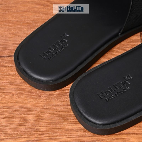 [Dép HMR] - Hàng Da Nappa Cao Cấp HaLiTa, Đế Cao Su Vân Nhám Chống Trơn Trượt